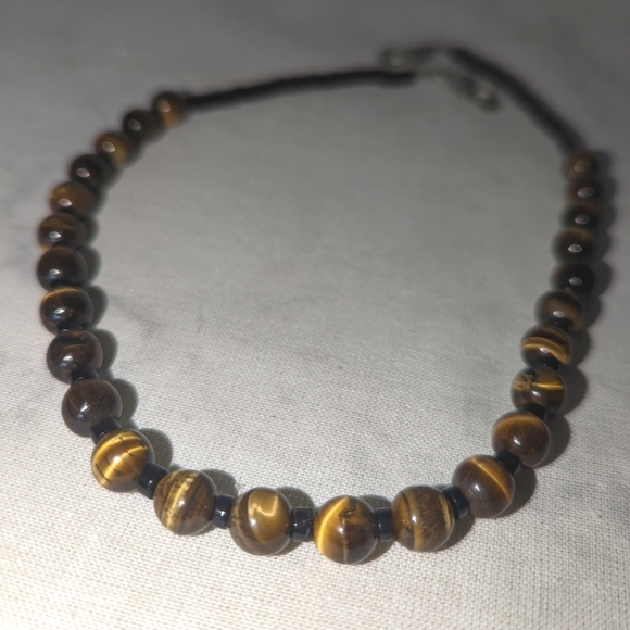 Tiger eye necklace - Picture 1 of 3